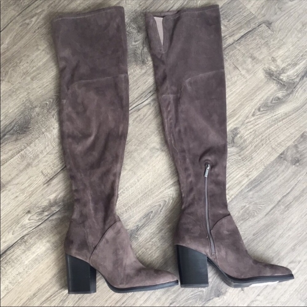 Worn twice. Marc Fisher over knee boots